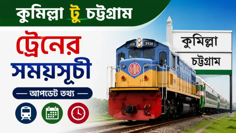 কুমিল্লা টু চট্টগ্রাম ট্রেনের সময়সূচী